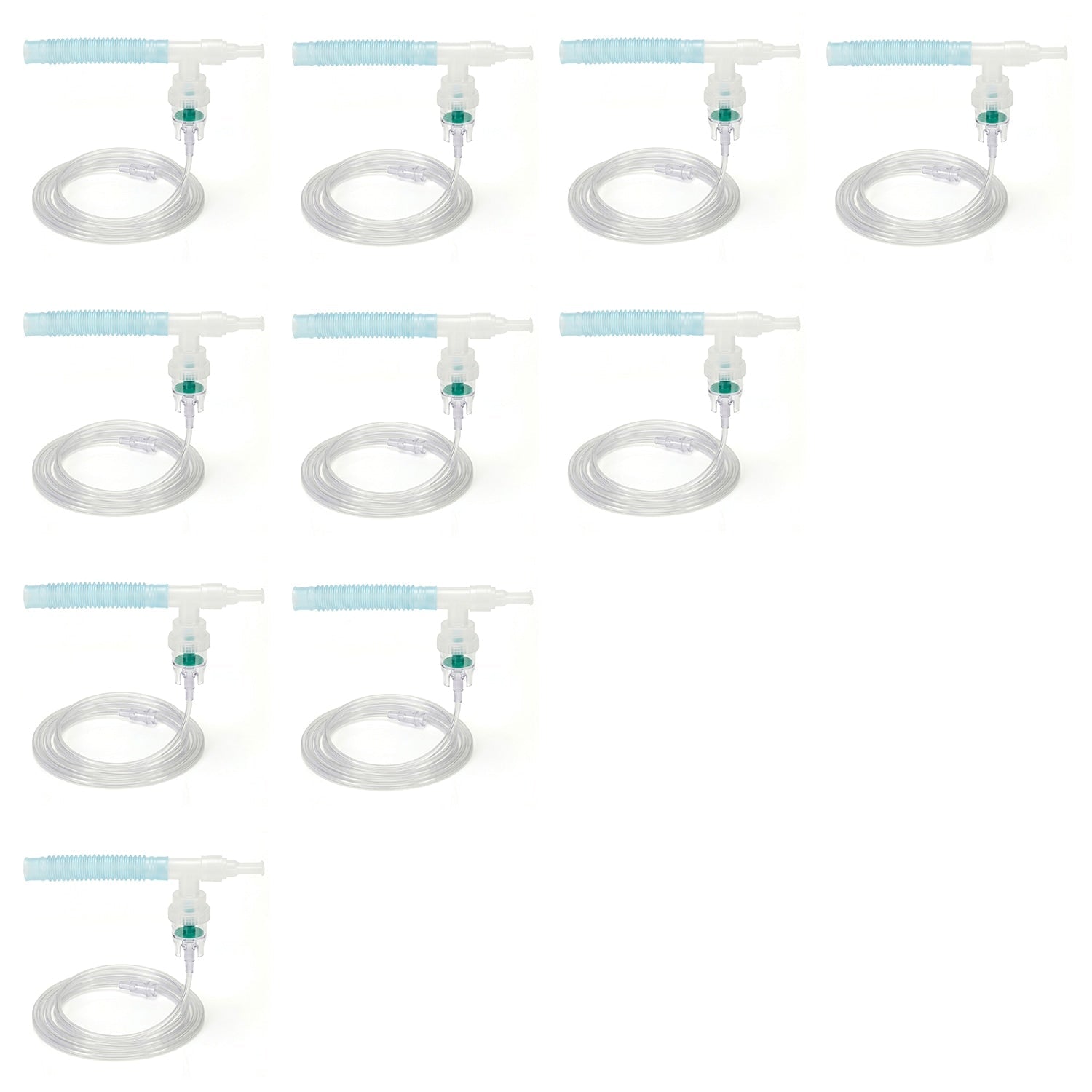 Set of ten Micro Mist Nebulizer with tee piece