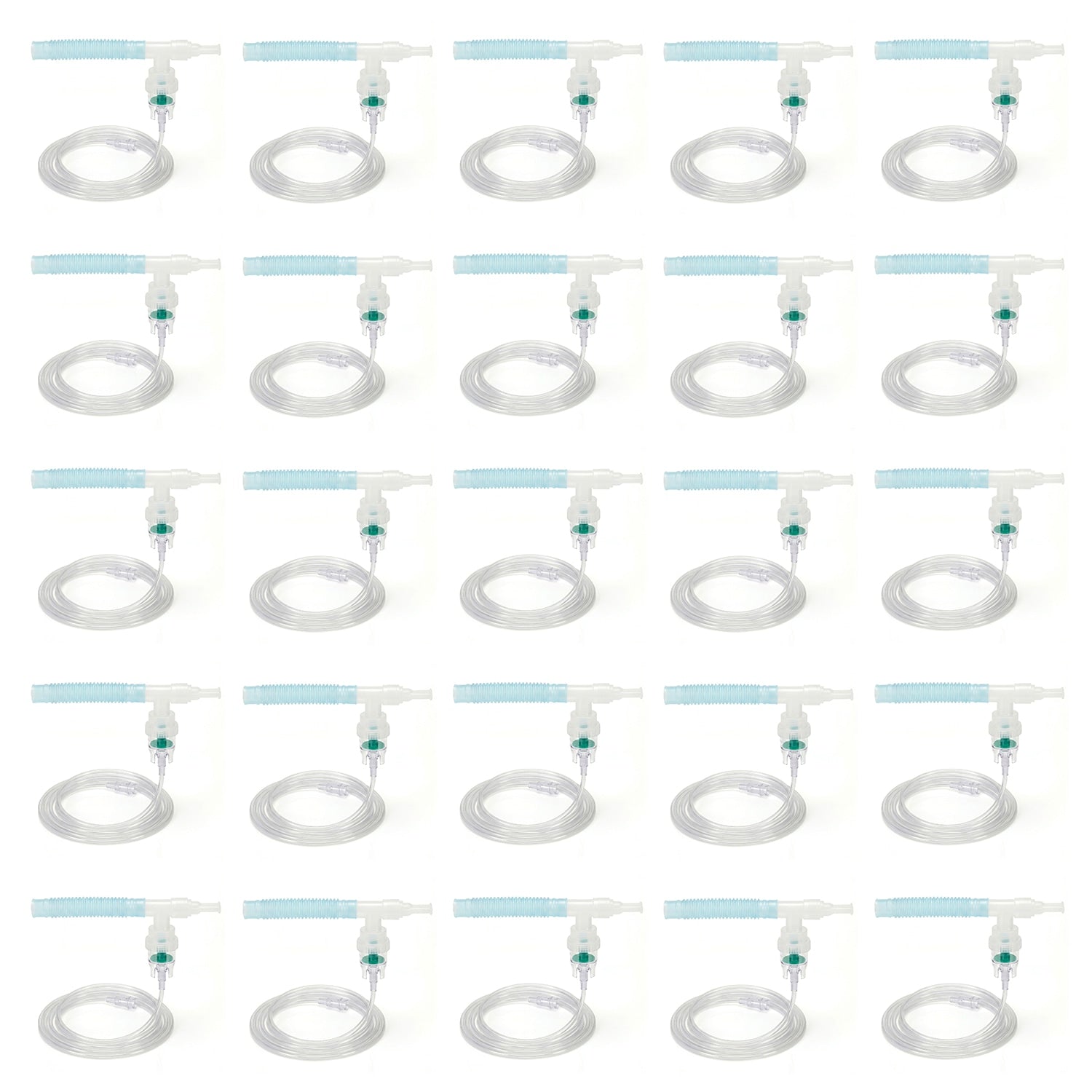 Set of 25 Micro Mist Nebulizer with tee piece