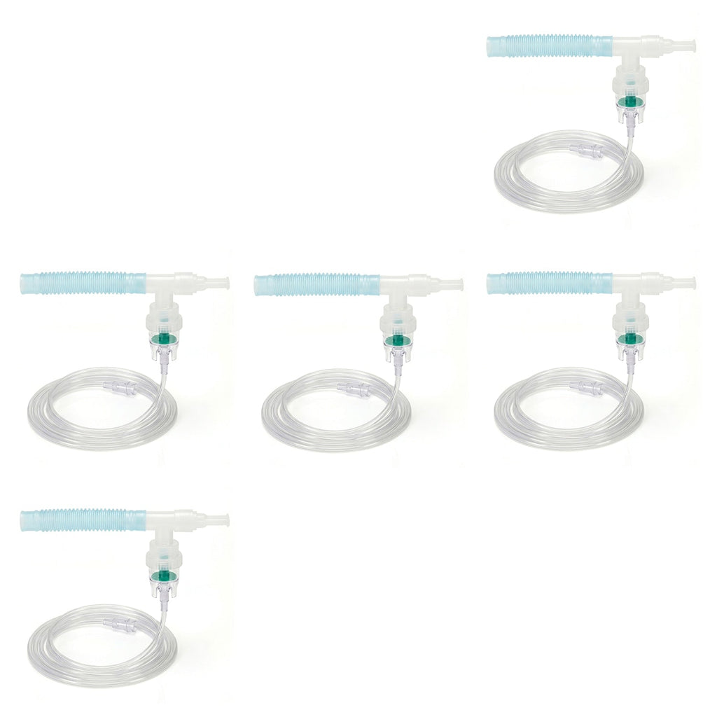 Set of five Micro Mist Nebulizer with tee piece
