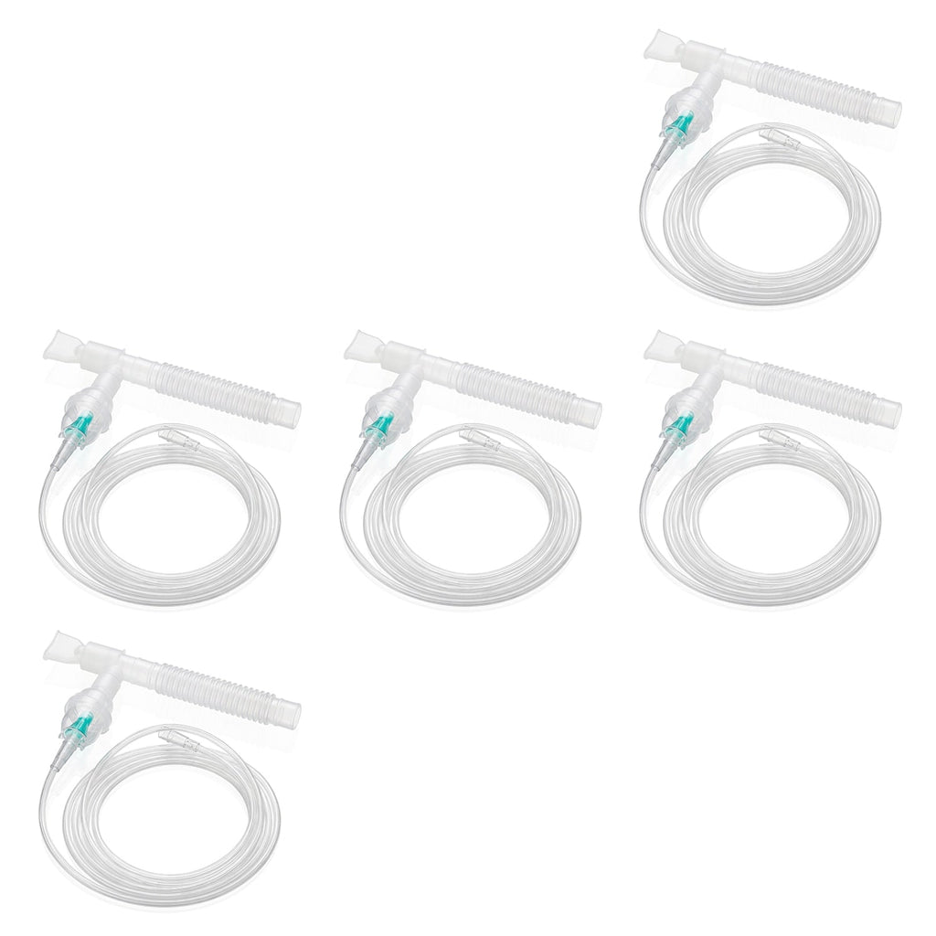 Set of five Disposable Neb kit with T Piece