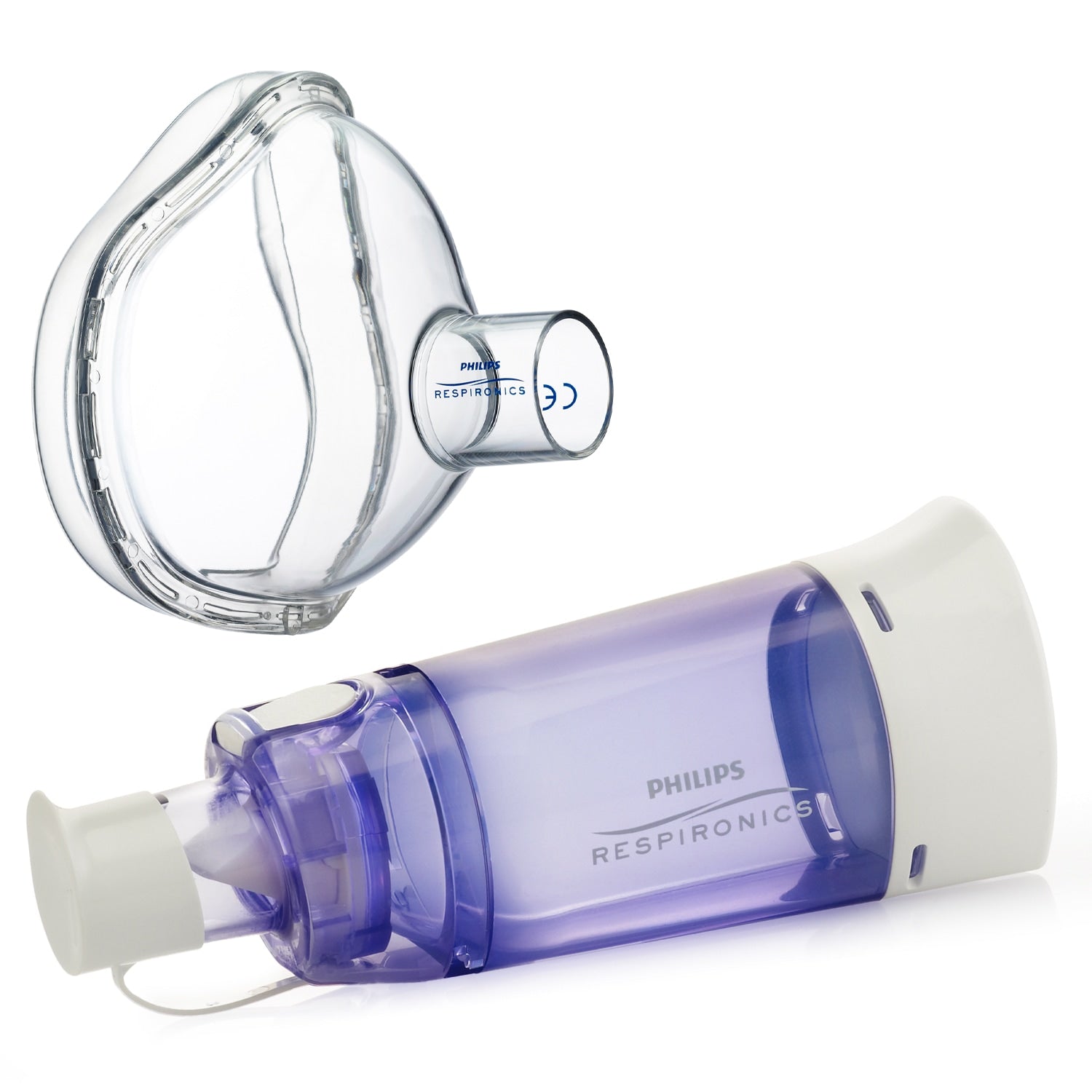 Philips Respironics Optichamber device on a white background