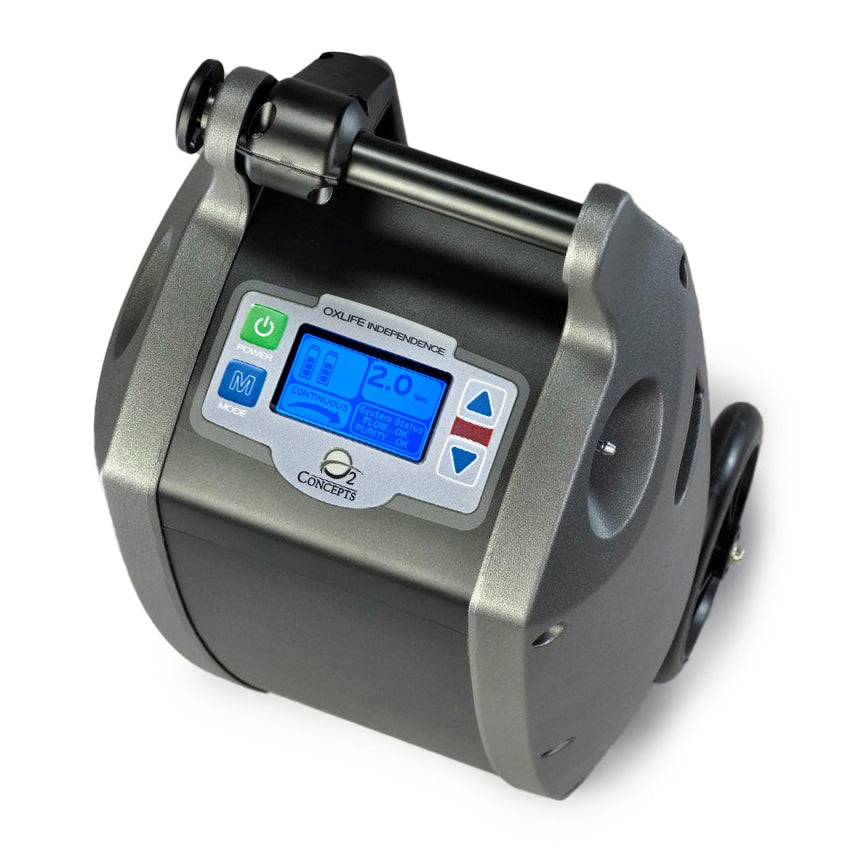 OxLife Independence Portable Oxygen Concentrator Package (Continuous F ...