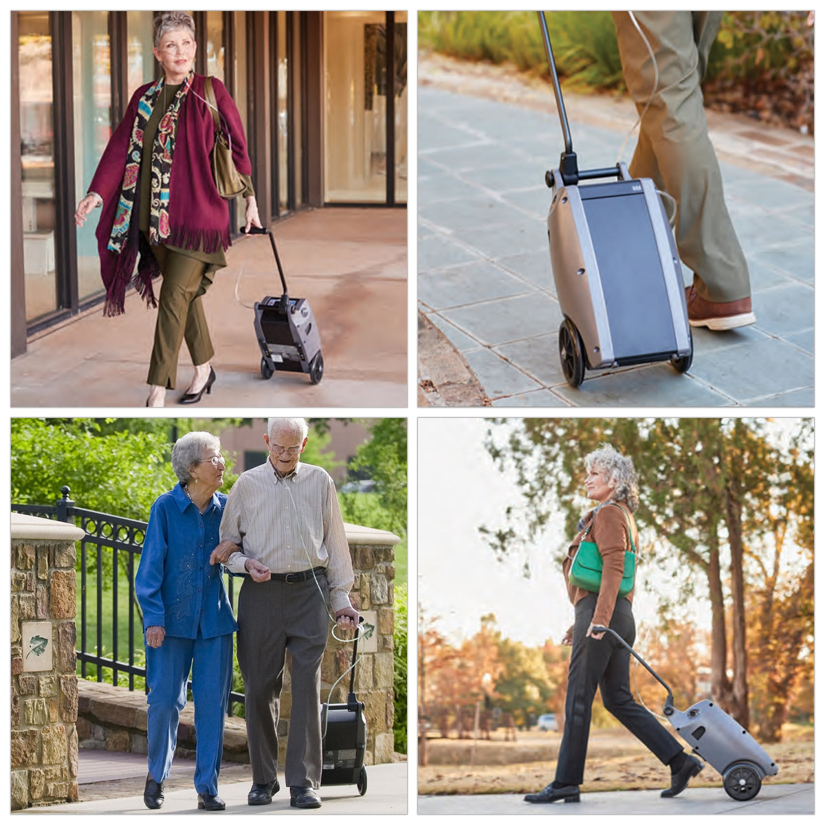 O2 Outside Walk OxLife Independence Portable Oxygen Concentrator Package (Continuous F ...