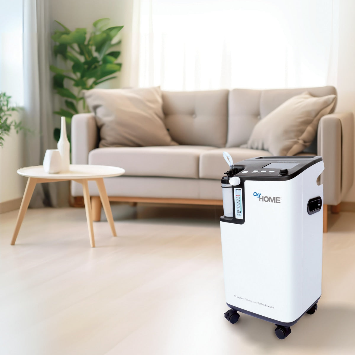 OxyHome Home Oxygen Concentrator Package (5 LPM) — CPAPXchange