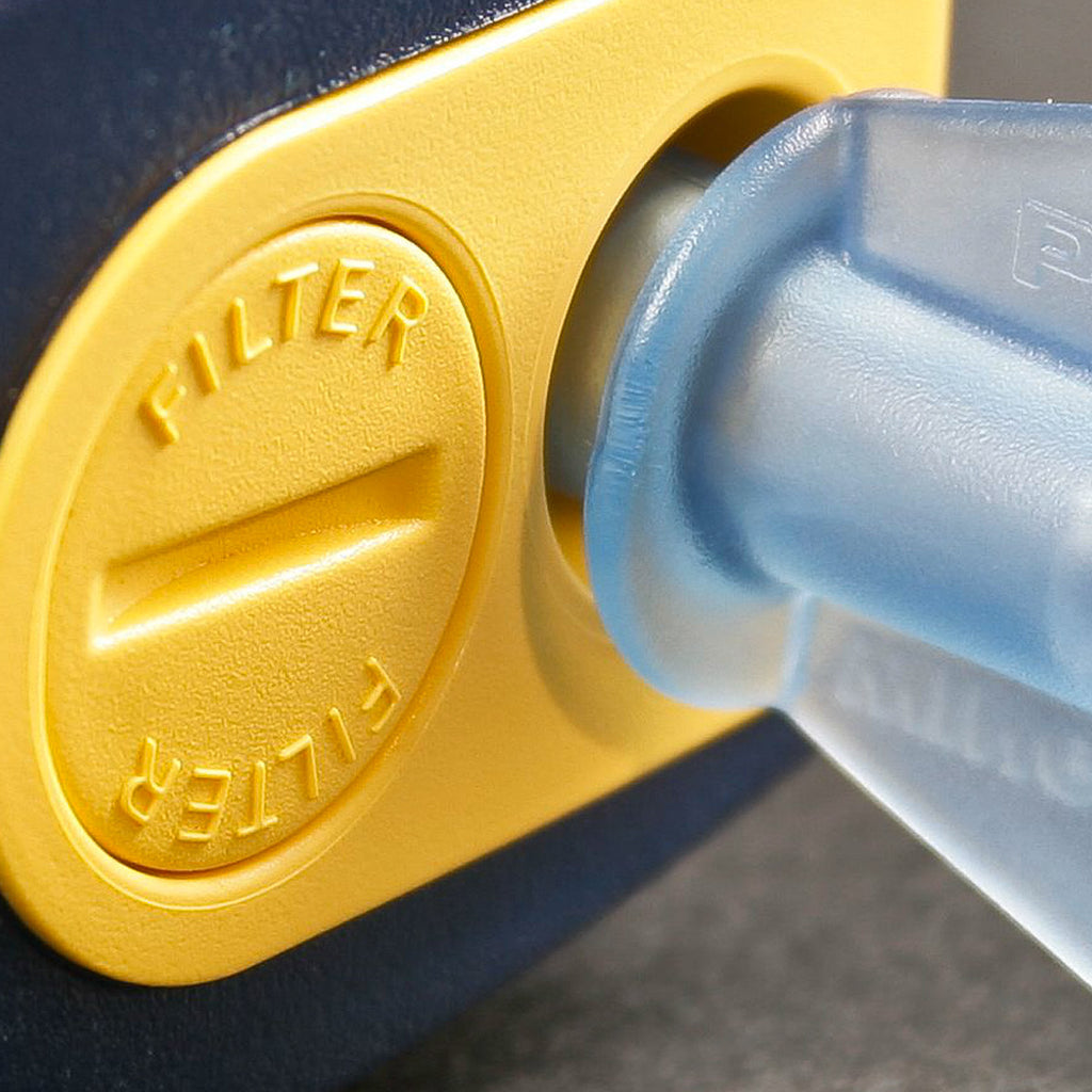 Close View of Side of Pari Trek S Nebulizer