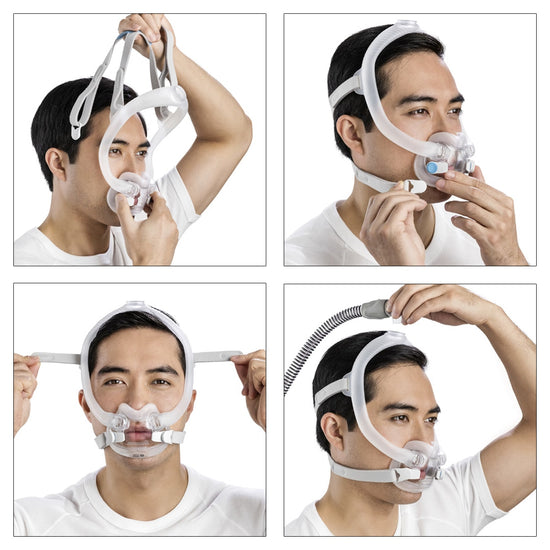 fitting resmed airfit f30i cpap mask