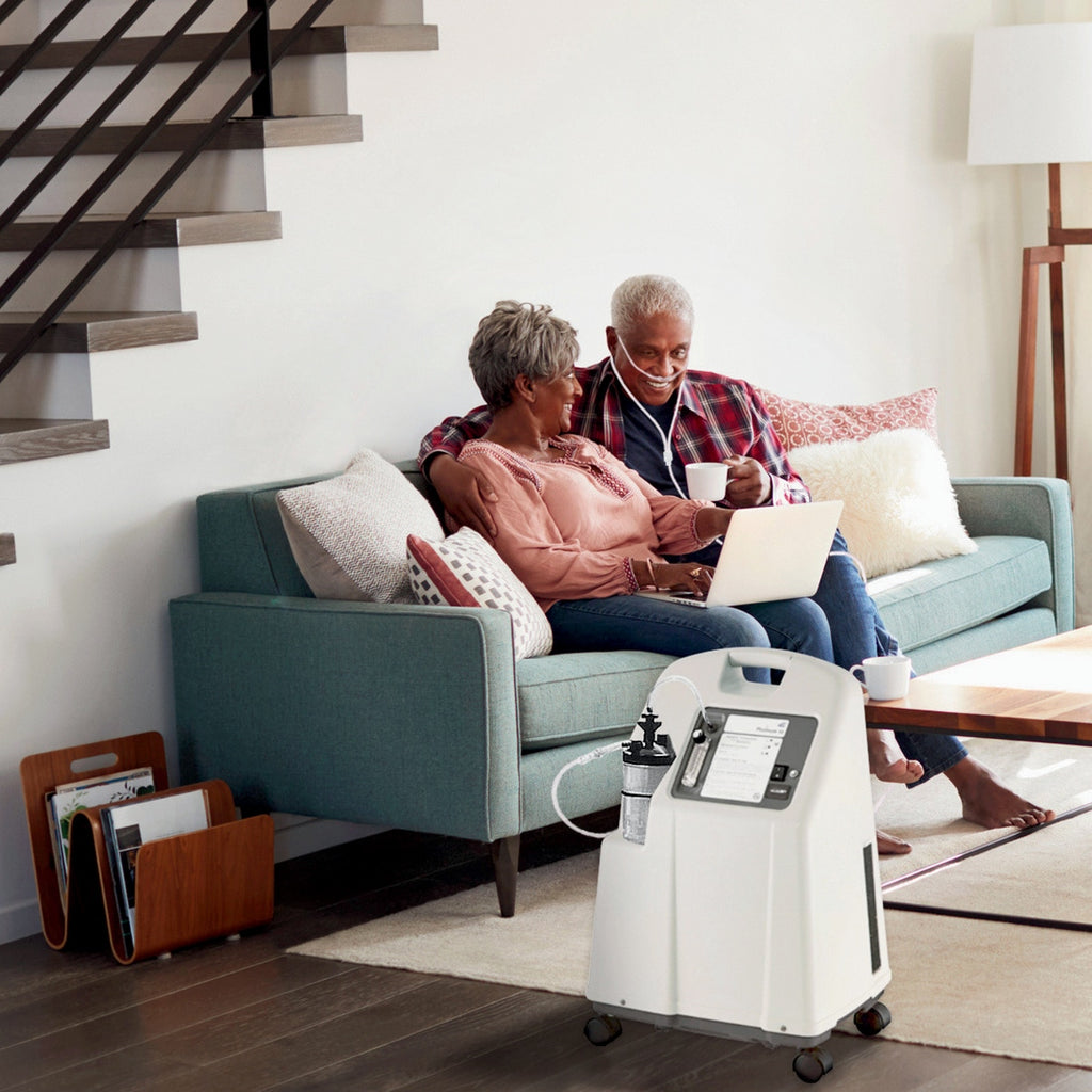 Platinum 10 High Flow Oxygen Concentrator in the Home