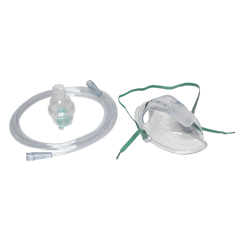 Sunset Disposable Nebulizer Kit with Adult Mask & 7 Foot Tubing
