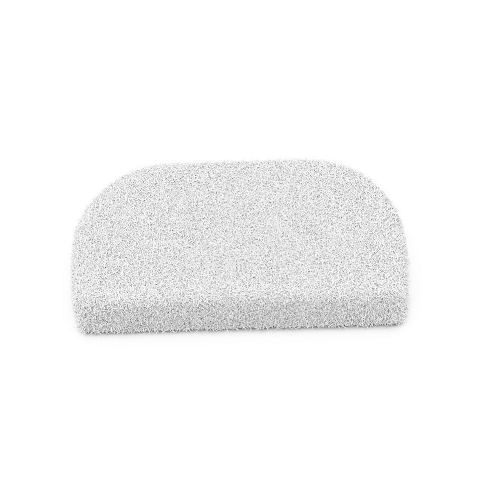 Gray filter on a white background