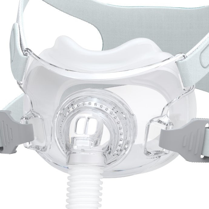 rio ii full face cpap mask with cushion detail view