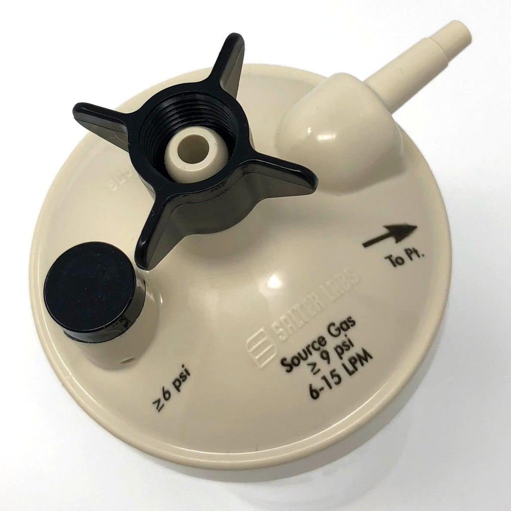 Salter 7900 Tan Lid Bubble Humidifier for High Flow Oxygen