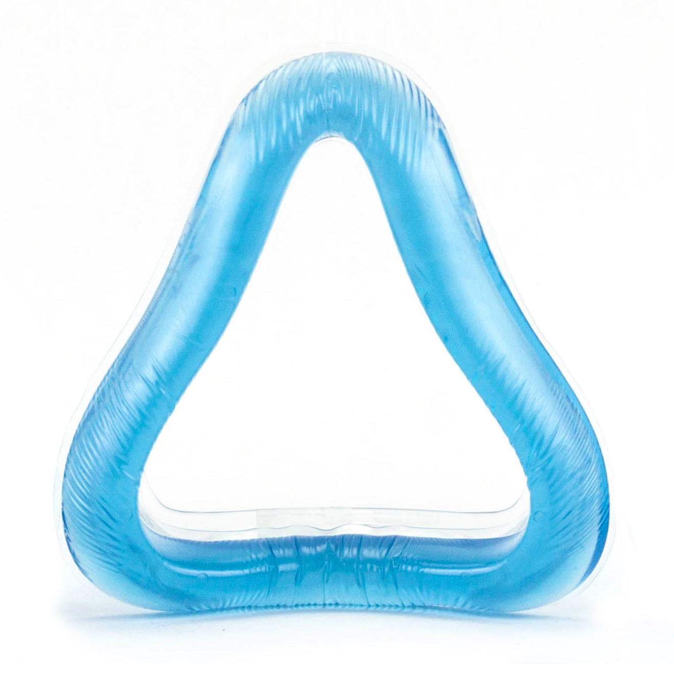 Blue CPAP Cushion on a white background