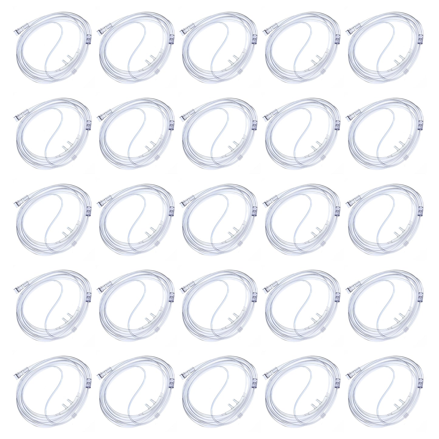 Softech Oxygen Nasal Cannulas with Tubing 25-Pack