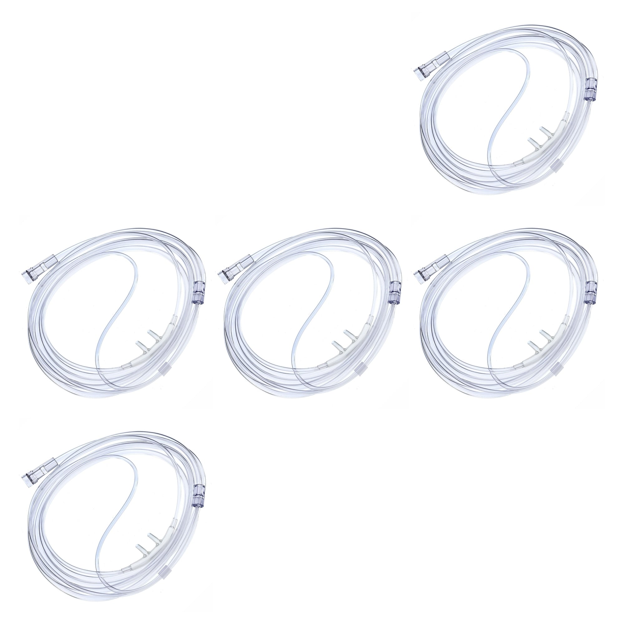 Softech Adult Nasal Cannula with 4 Foot Star Lumen Oxygen Supply Tubin ...