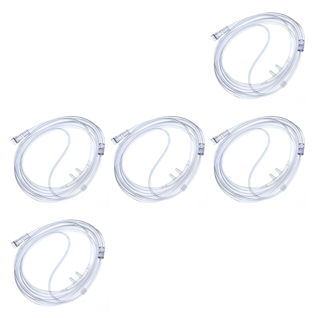 Softech Oxygen Nasal Cannulas with Tubing 5-Pack