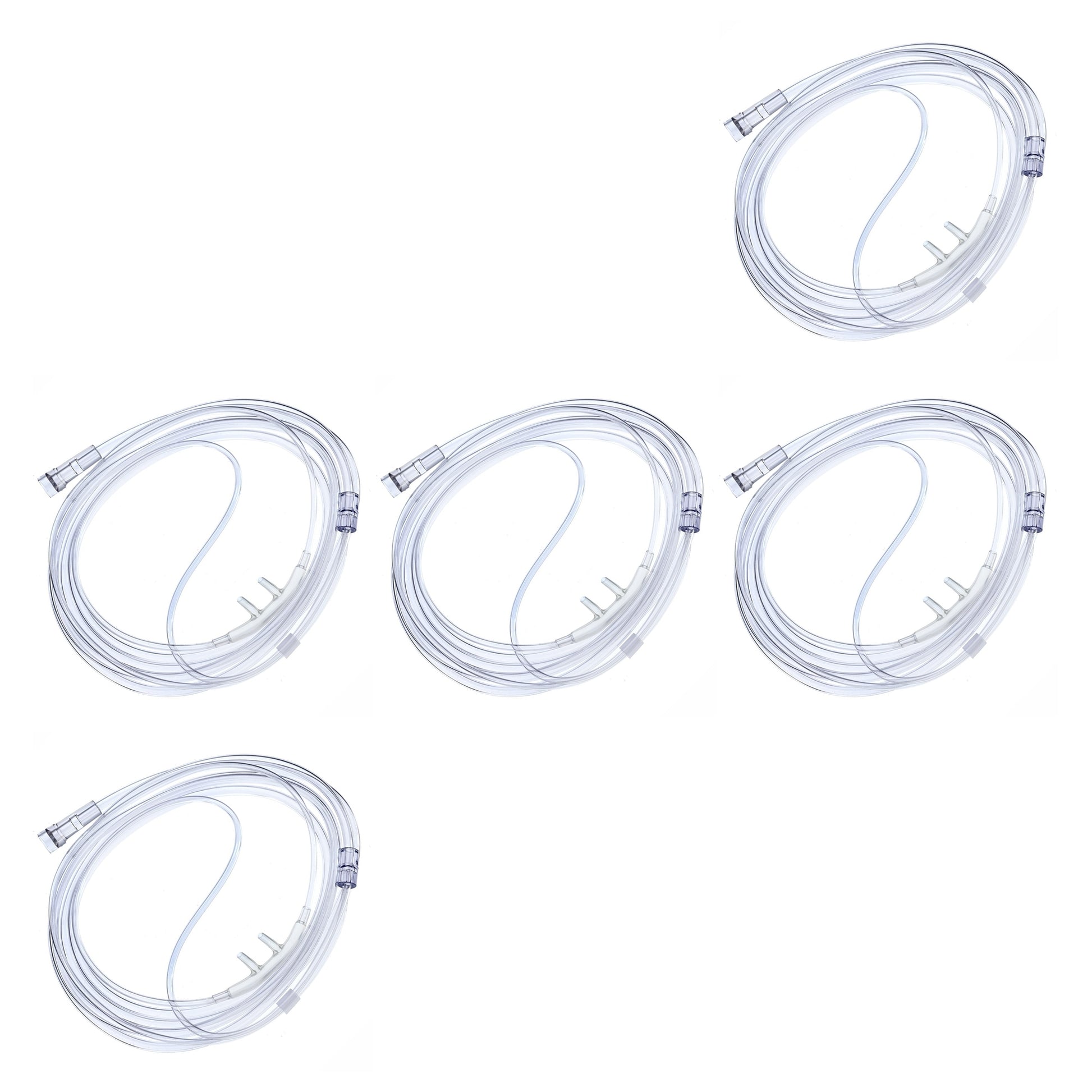 Softech Oxygen Nasal Cannulas with Tubing 5-Pack