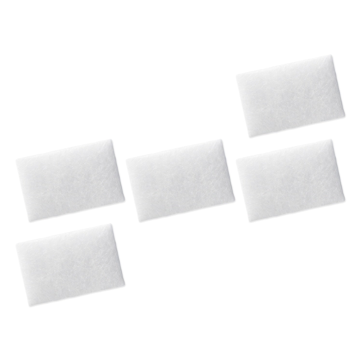 Five Pack of Spirit Medical Micro 510 Woven Filter on white background 