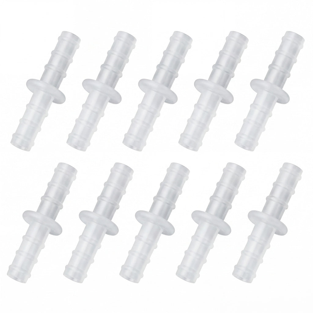 Set of 10 oxygen tubing connectors