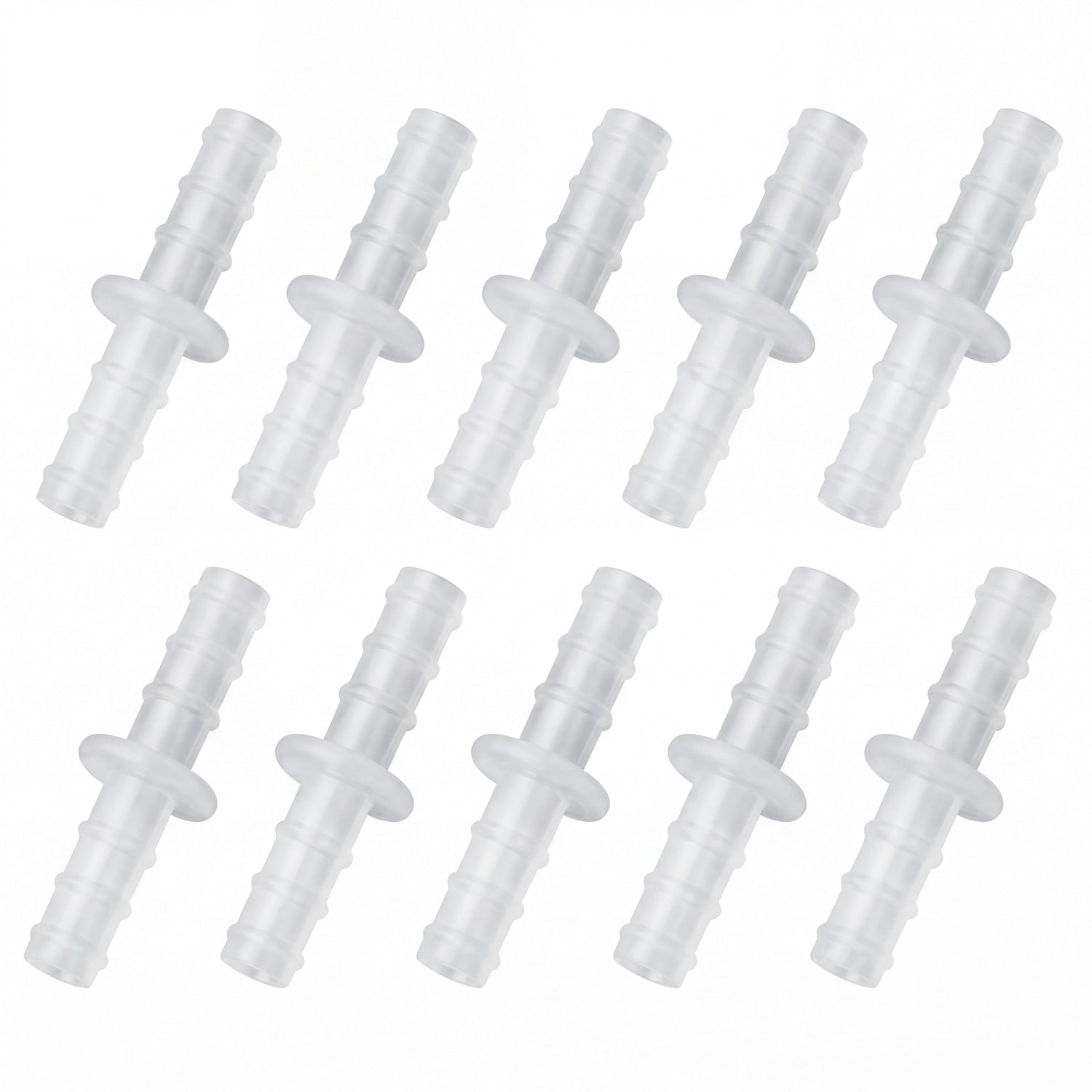 Set of 10 oxygen tubing connectors