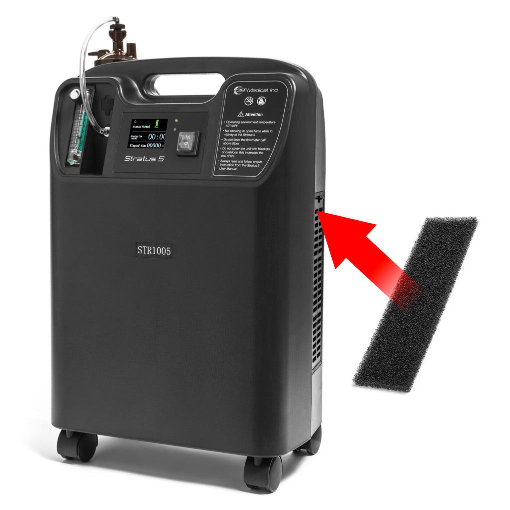 Foam Intake Filter for Stratus 5 Oxygen Concentrators