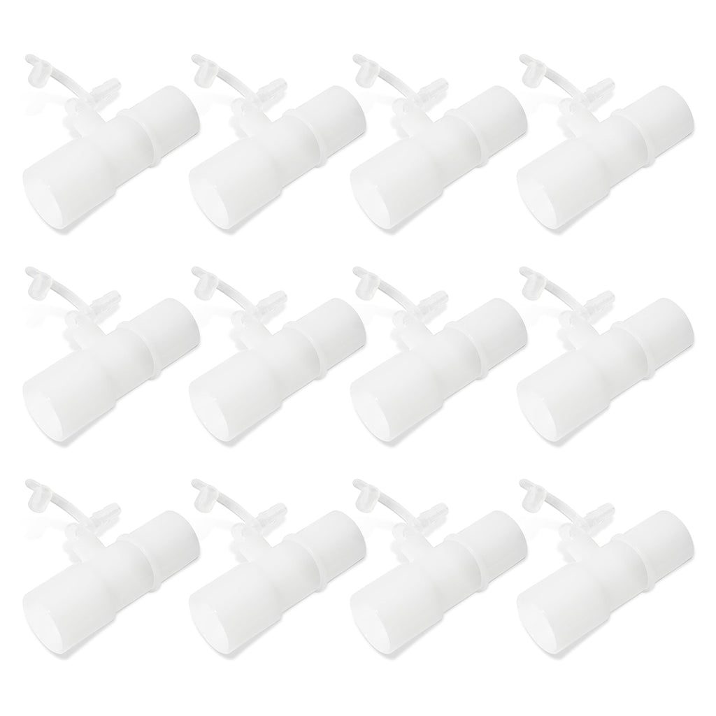 Oxygen Enrichment Adapter for CPAP Therapy 12-Pack
