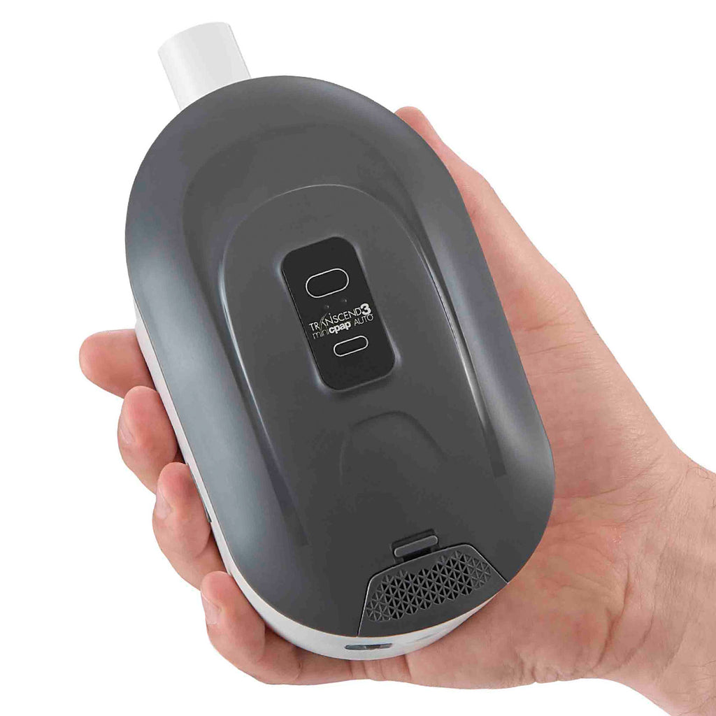 Man Holding Transcend 3 Auto CPAP