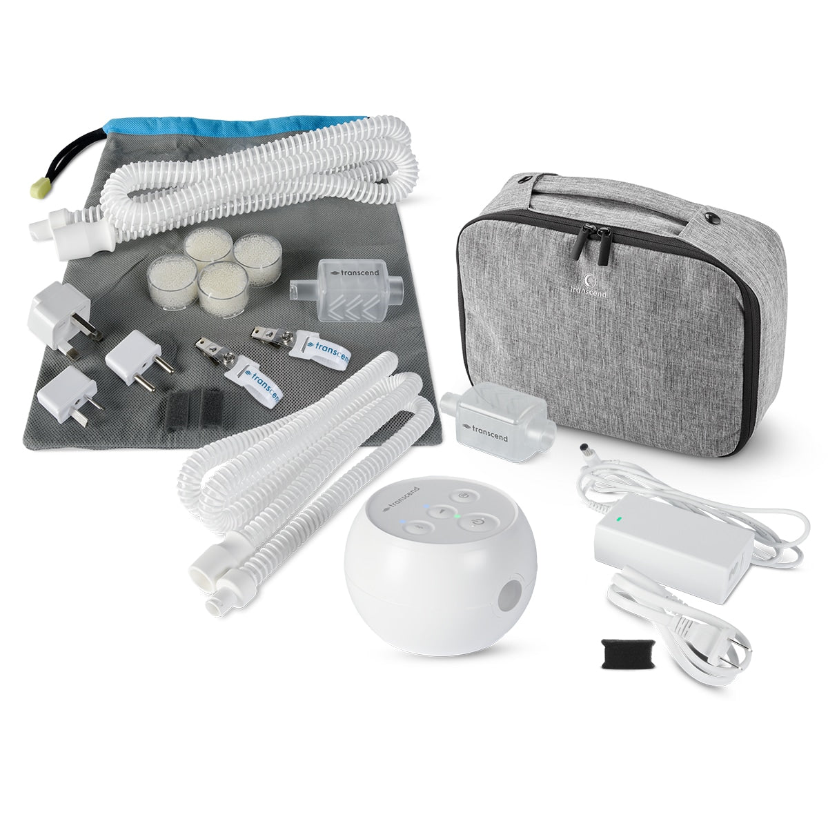 Transcend Micro Portable Auto-CPAP Machine Package