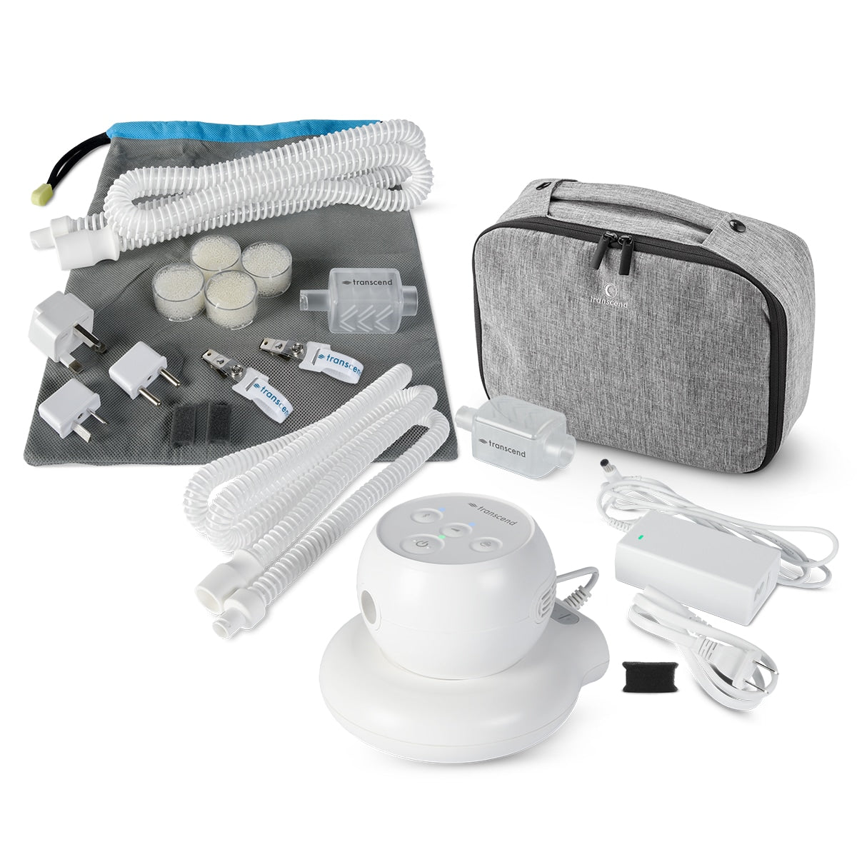 Transcend Micro Portable Auto-CPAP Machine Package