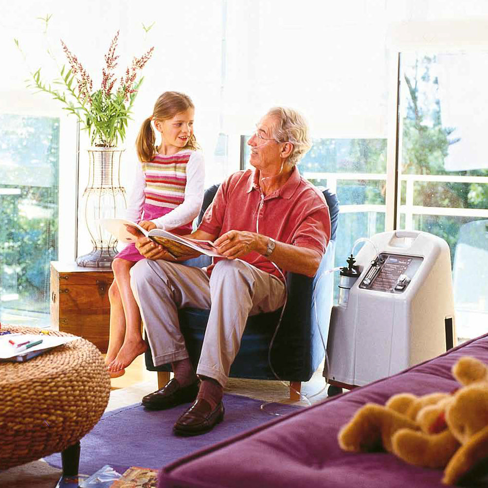 Platinum 10 Oxygen Concentrator View in the Home