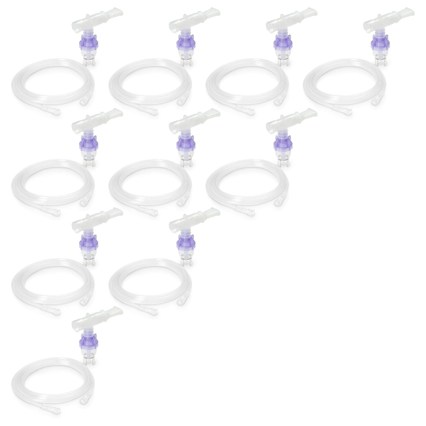 Set of Ten Vixone Reusable Handheld Nebulizer with Tubing 