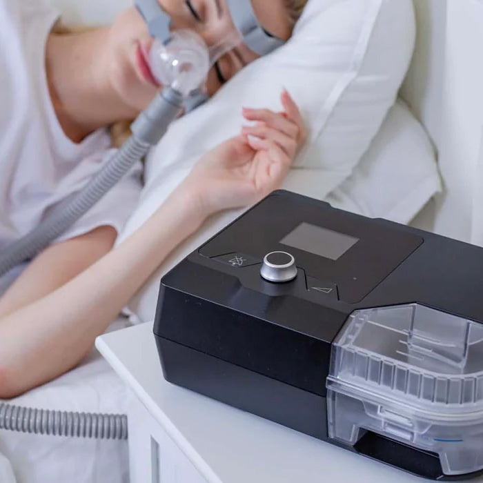Woman Sleeping While Using Luna II Auto CPAP