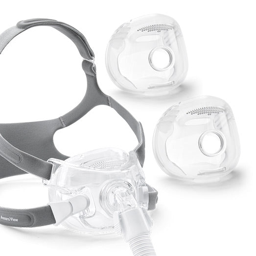 Amara View Full Face CPAP/BiPAP Mask FitPack with Headgear