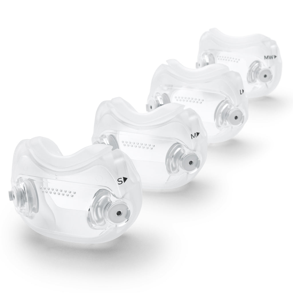 Dreamwear Full Face Mask Cushions in four sizes 