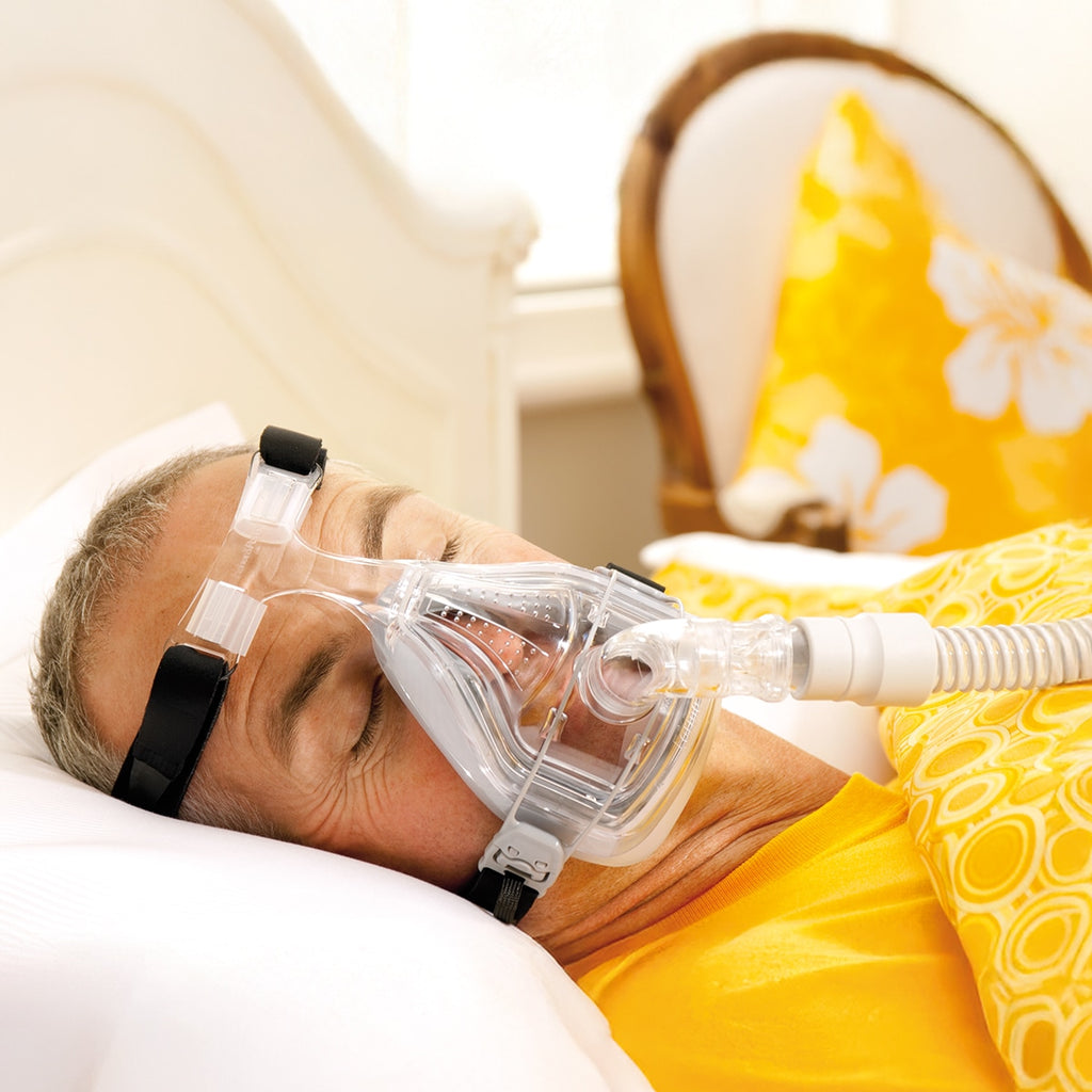 forma full face cpap mask in use