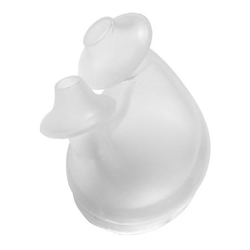 A clear nasal pillows cushion designed for Opus 360 CPAP/BiPAP masks.