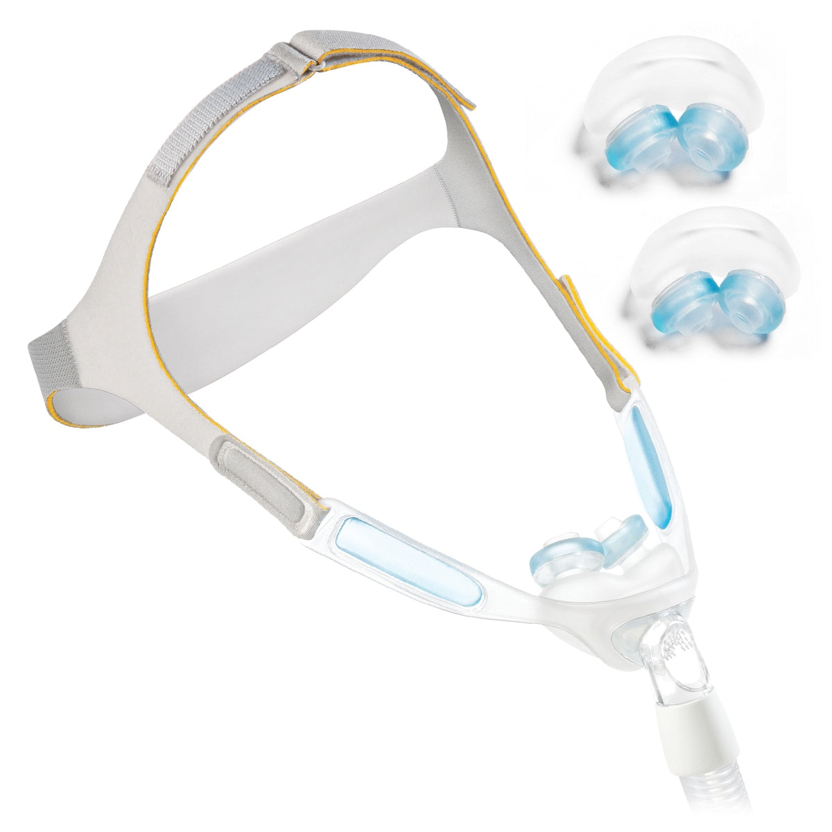 Nuance Pro Gel Nasal Pillow CPAP/BiPAP Mask FitPack with Headgear