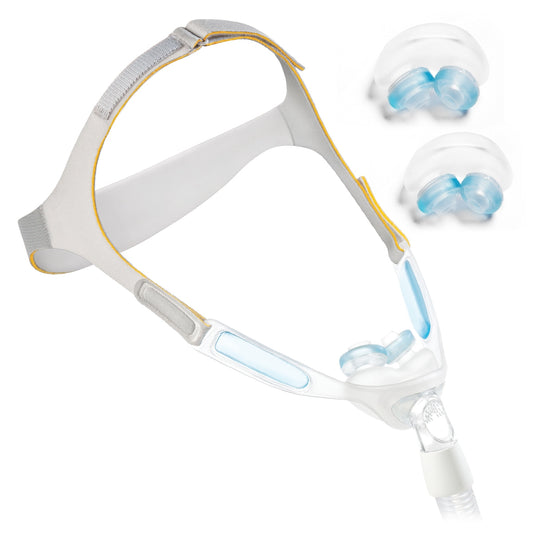 Nuance Pro Gel Nasal Pillow CPAP/BiPAP Mask FitPack with Headgear