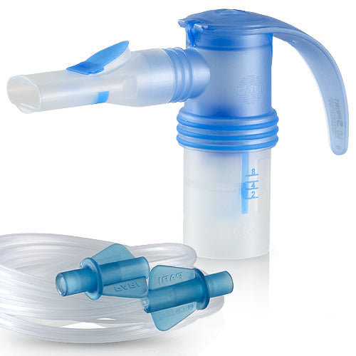Nebulizer with hose on a white background