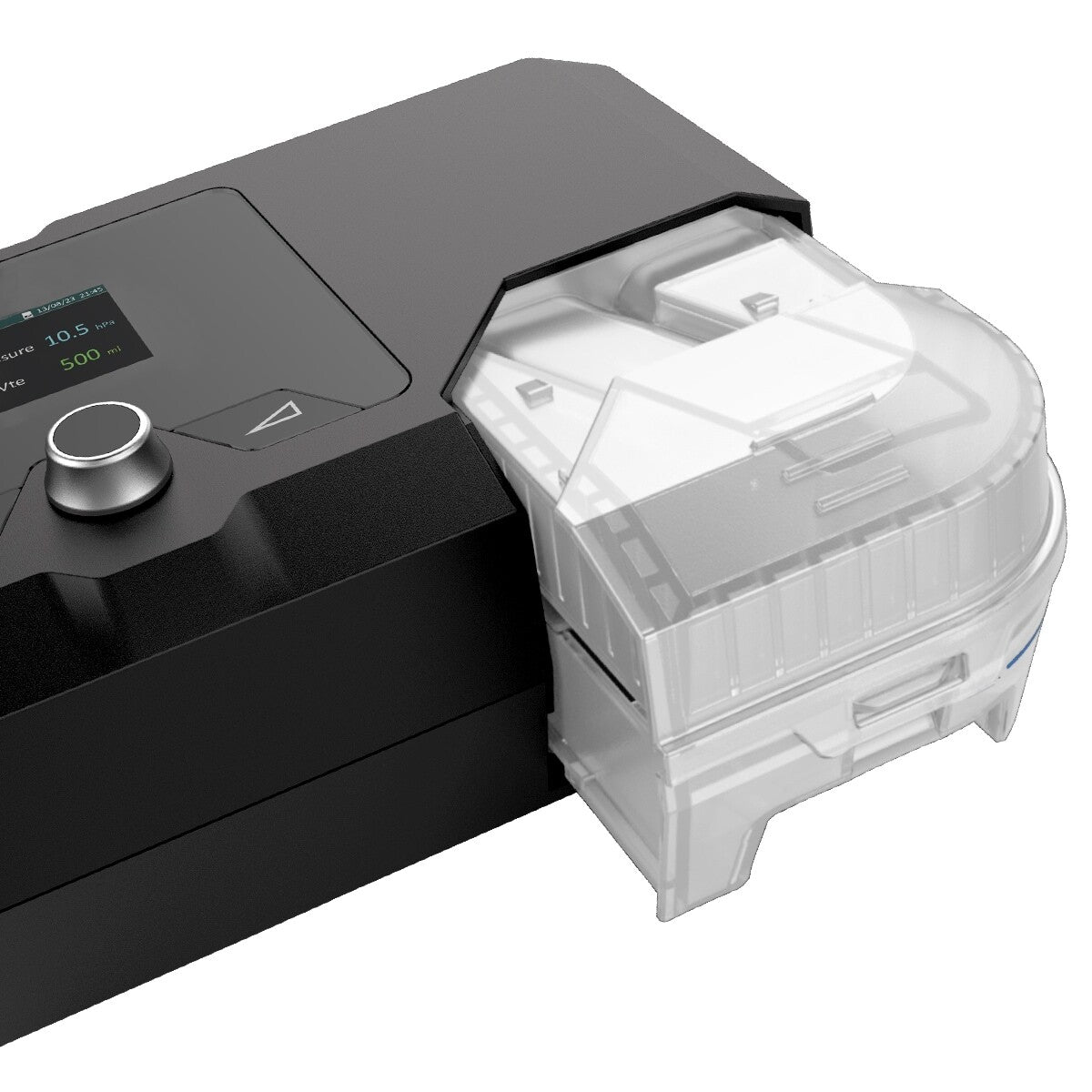 Inserting Luna II Auto-CPAP Humidifier Water Chamber