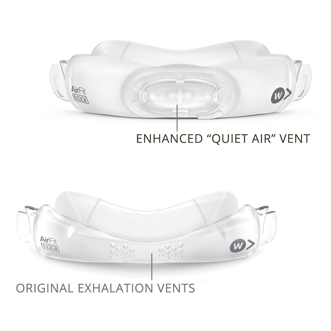 Curved Cradle Nasal Cushion for AirFit & AirTouch N30i & P30i Series CPAP/BiLevel Masks