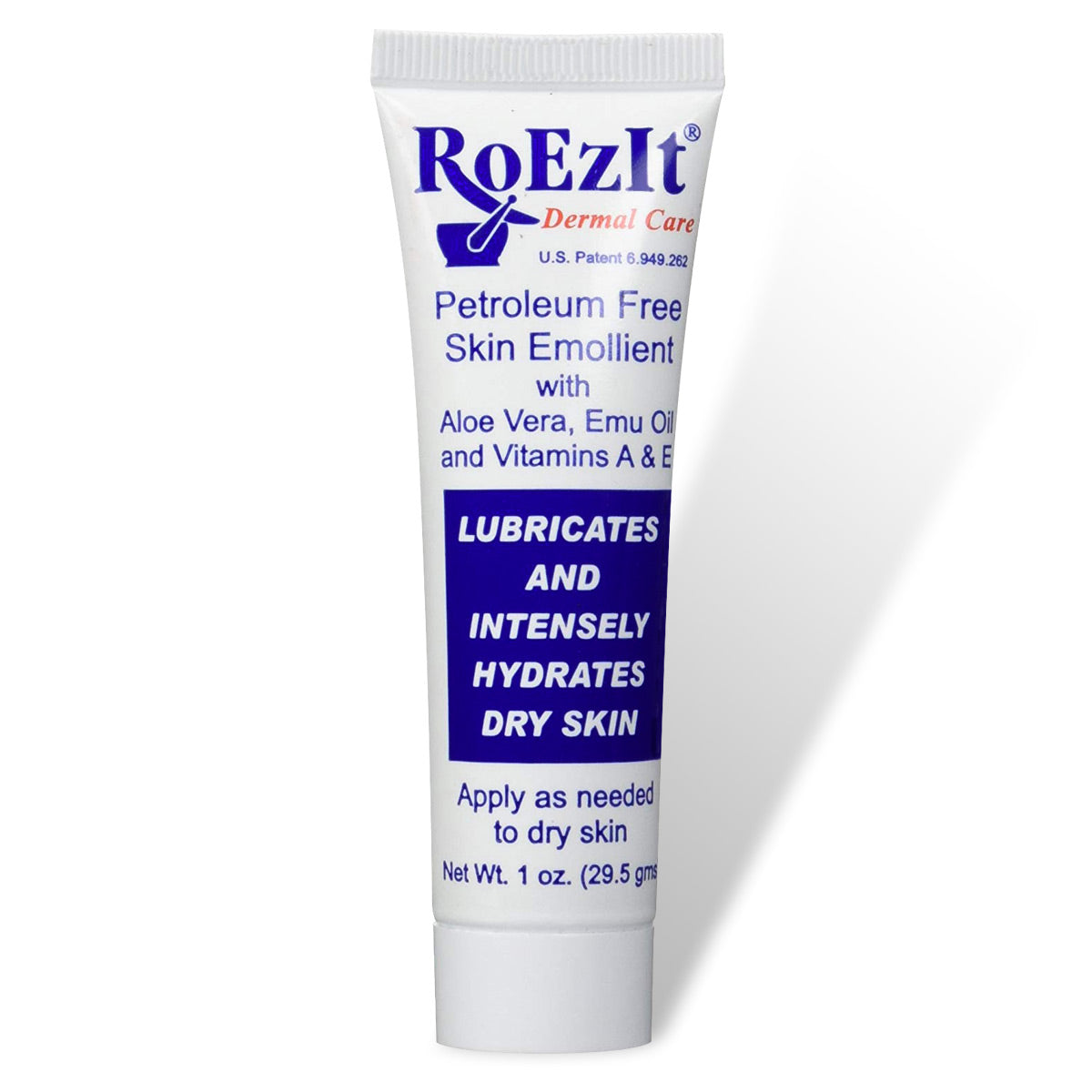 RoEzIt Dermal Care Petroleum Free Skin Emollient for CPAP & Oxygen Therapy (1 Oz Tube)