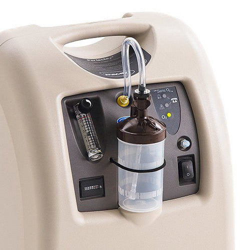 7100 Brown Lid Bubble Humidifier Bottle for Various Oxygen Concentrators