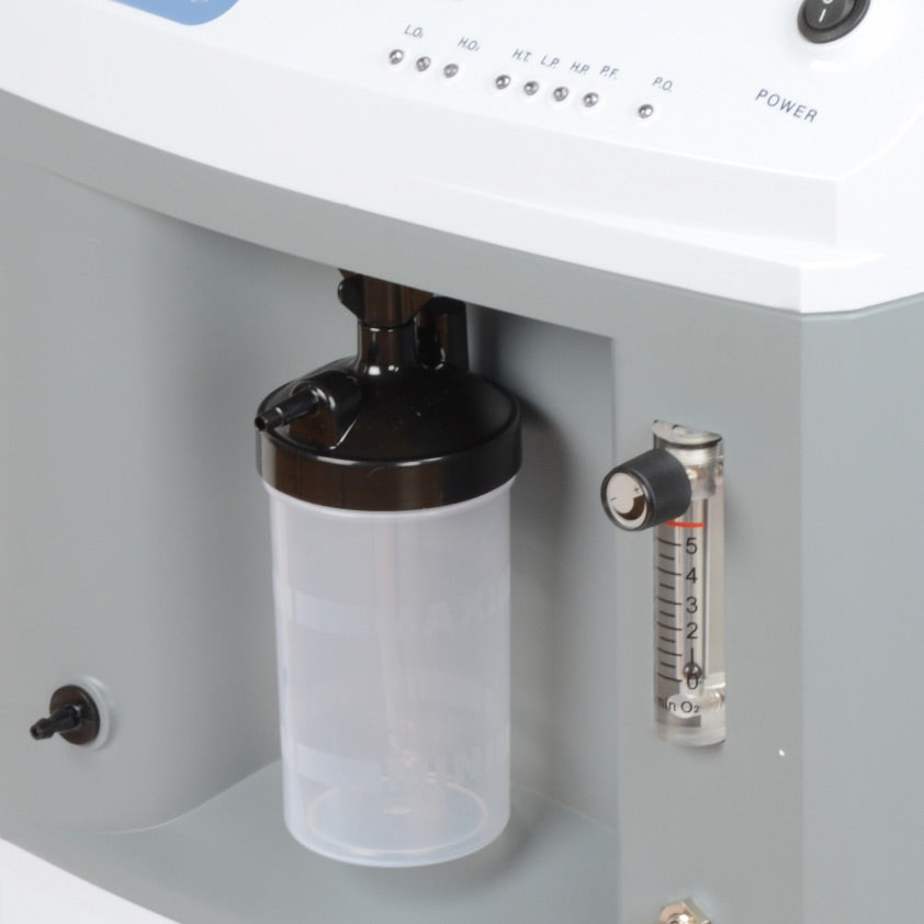 7600 Black Lid Bubble Humidifier Bottle for Various Oxygen Concentrators