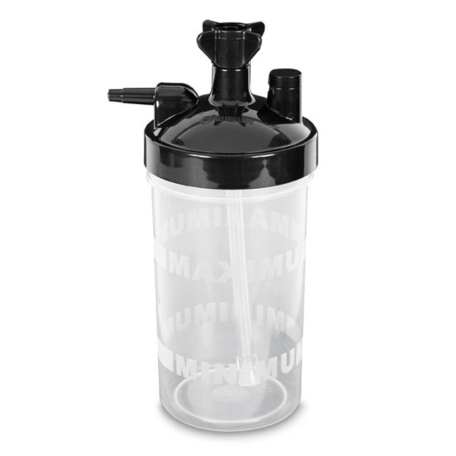 7600 Black Lid Bubble Humidifier Bottle for Various Oxygen Concentrators