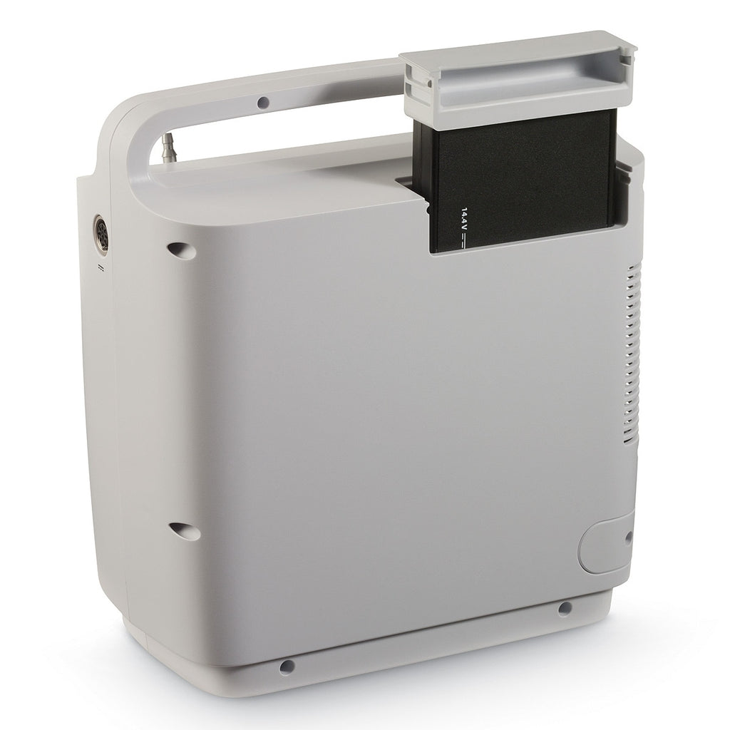 SimplyGo Concentrator battery inserted in machine 