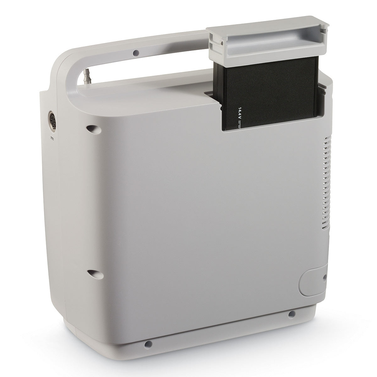 SimplyGo Concentrator battery inserted in machine 