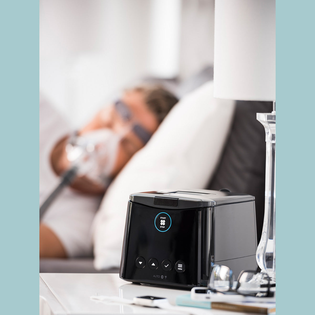 F&P SleepStyle Auto-CPAP Machine Package with Heated Humidifier (Includes Free Mask)