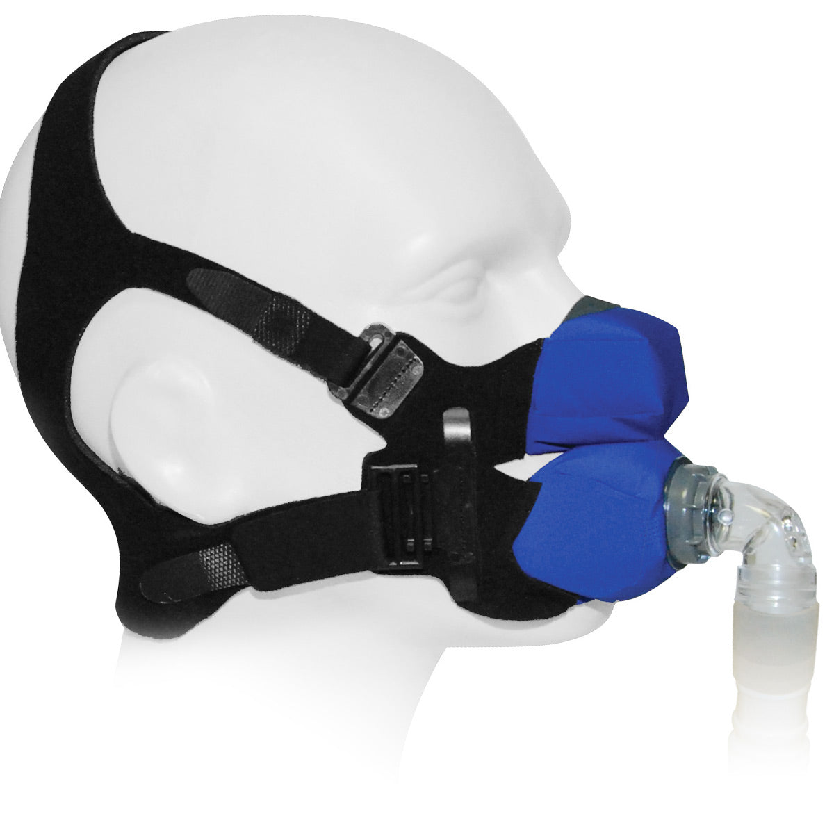 SleepWeaver Anew Soft Cloth Full Face CPAP/BiPAP Mask with Headgear