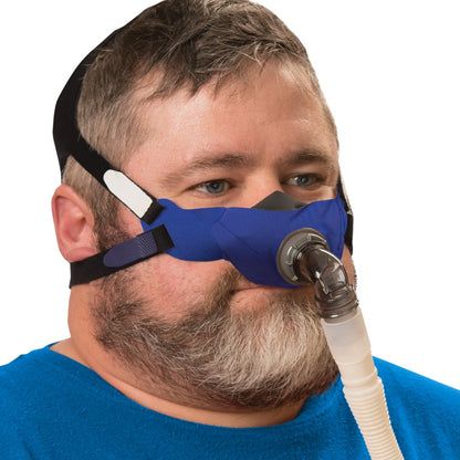 SleepWeaver Elan Soft Cloth Nasal CPAP/BiPAP Mask FitPack with Headgear (Includes Free FeatherWeight Tube)