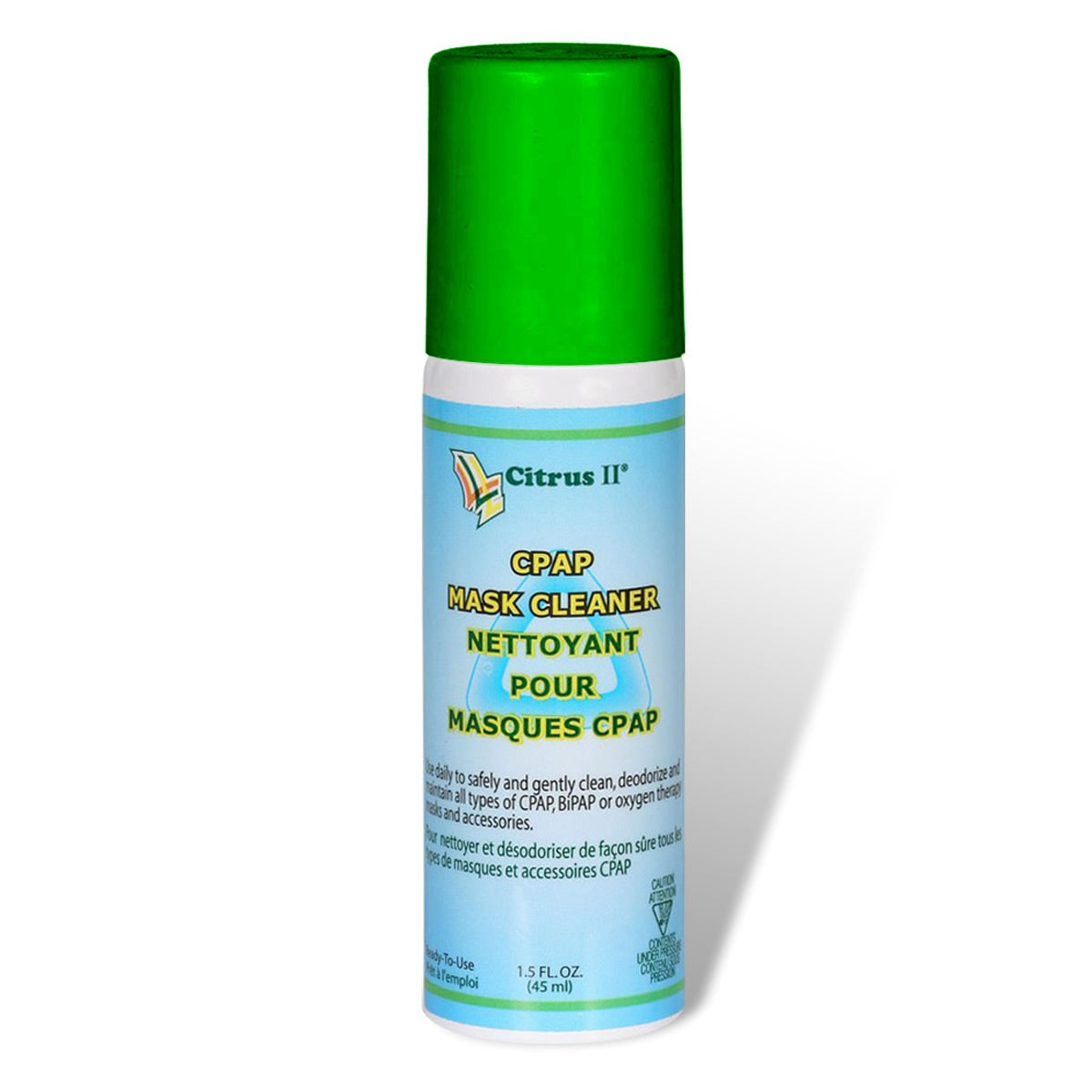 Citrus II Cleaning Spray for CPAP/BiPAP Masks & Equipment (Travel 1.5oz Non-Aerosol)